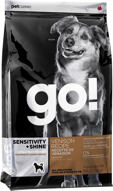 Go! Sensitivity + Shine Limited Ingredient Venison Recipe Grain-Free Dry Dog Food