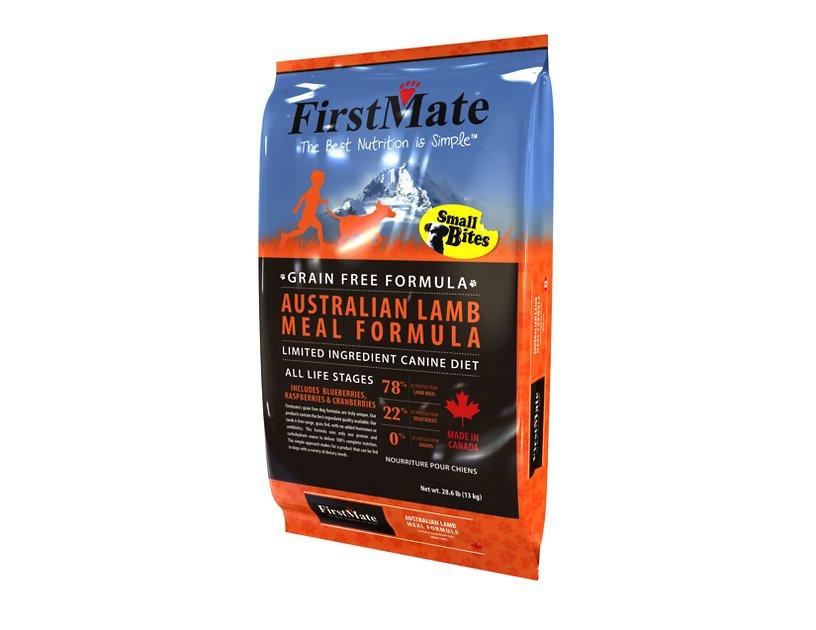 FirstMate Small Bites Australian Lamb Meal Formula Limited Ingredient Diet Grain-Free Dry Dog Food