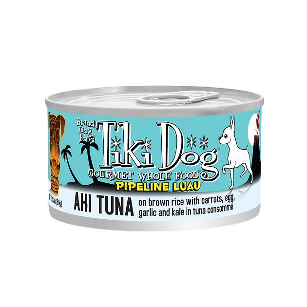 Tiki Dog Pipeline Luau Ahi Tuna on Brown Rice Canned Dog Food