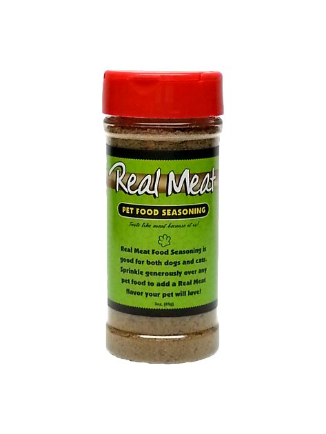 The Real Meat Company Original Mixed Meat Dog & Cat Food Seasoning, 3-oz bottle