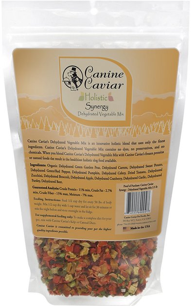 Canine Caviar Synergy Vegetable Mix Dehydrated Dog Food