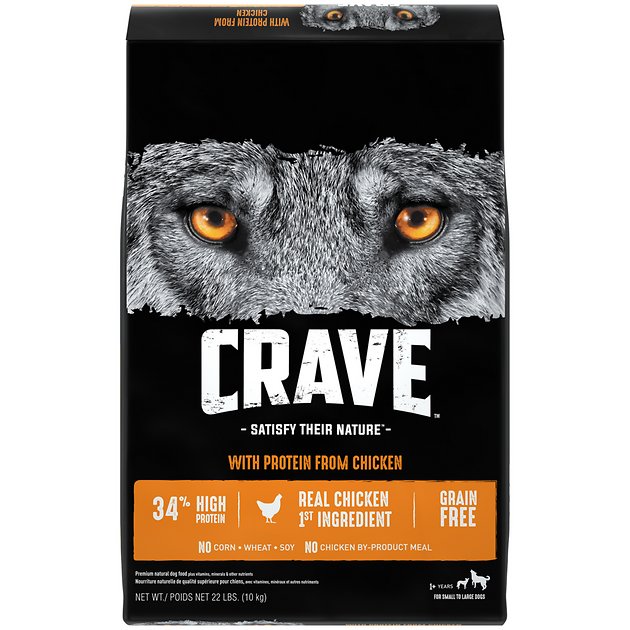 Crave with Chicken Adult High-Protein Grain-Free Dry Dog Food