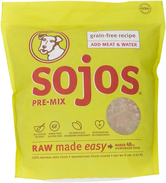 Sojos Pre-Mix Grain-Free Recipe Freeze-Dried Dog Food Mix