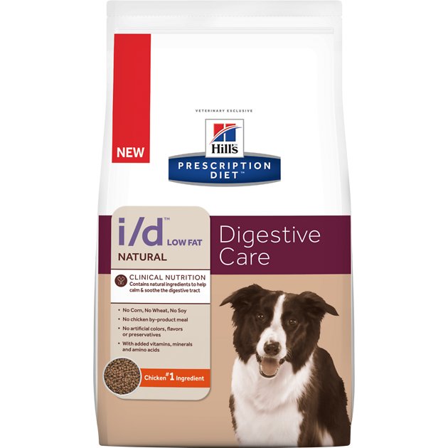 Hill's Prescription Diet i/d Low Fat Digestive Care Natural with Chicken Dry Dog Food