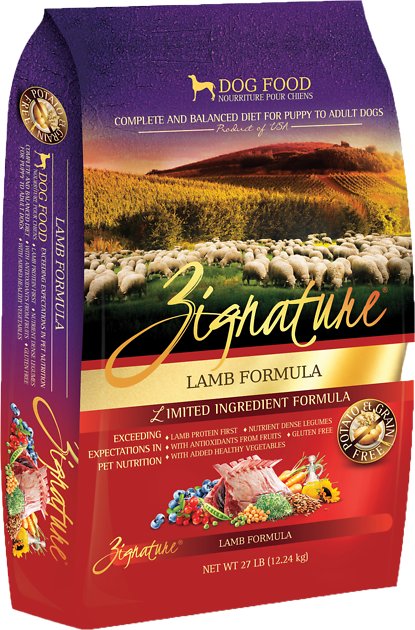 Zignature Lamb Limited Ingredient Formula Grain-Free Dry Dog Food