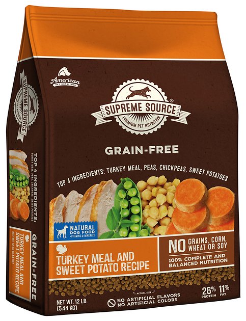 Supreme Source Turkey Meal & Sweet Potato Recipe Grain-Free Dry Dog Food