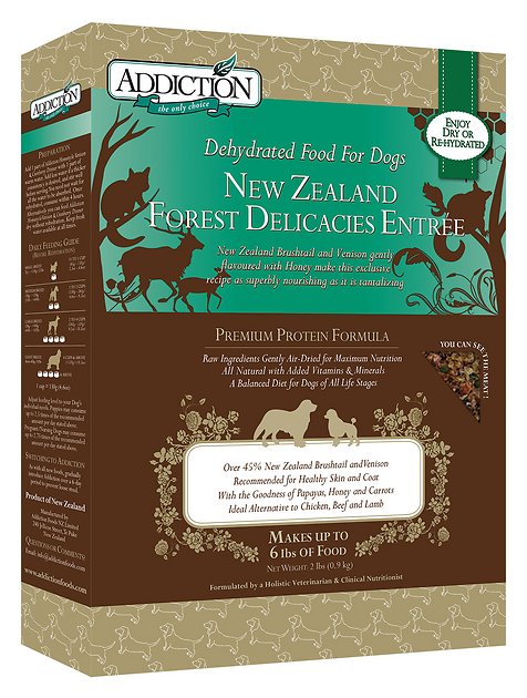 Addiction New Zealand Forest Delicacies Dehydrated Dog Food