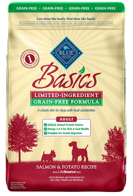 Blue Buffalo Basics Limited Ingredient Grain-Free Formula Salmon & Potato Recipe Adult Dry Dog Food