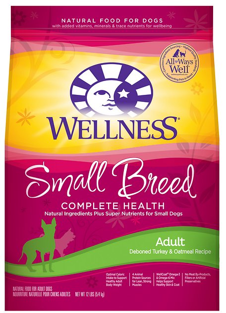 Wellness Small Breed Complete Health Adult Turkey & Oatmeal Recipe Dry Dog Food