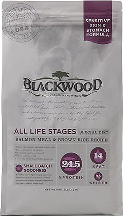 Blackwood Salmon Meal & Brown Rice Recipe Sensitive Skin & Stomach Formula Dry Dog Food