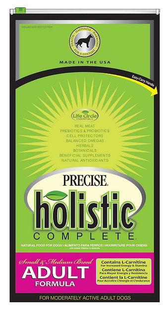 Precise Holistic Complete Small and Medium Breed Adult Formula Dry Dog Food