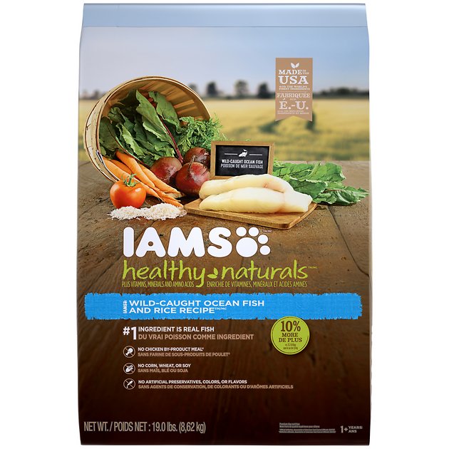 Iams Healthy Naturals Ocean Fish & Rice Recipe Adult Dry Dog Food