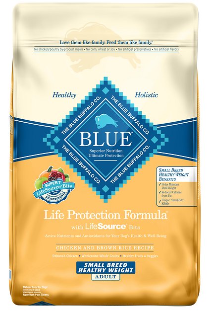 Blue Buffalo Life Protection Formula Small Breed Healthy Weight Adult Chicken & Brown Rice Recipe Dry Dog Food