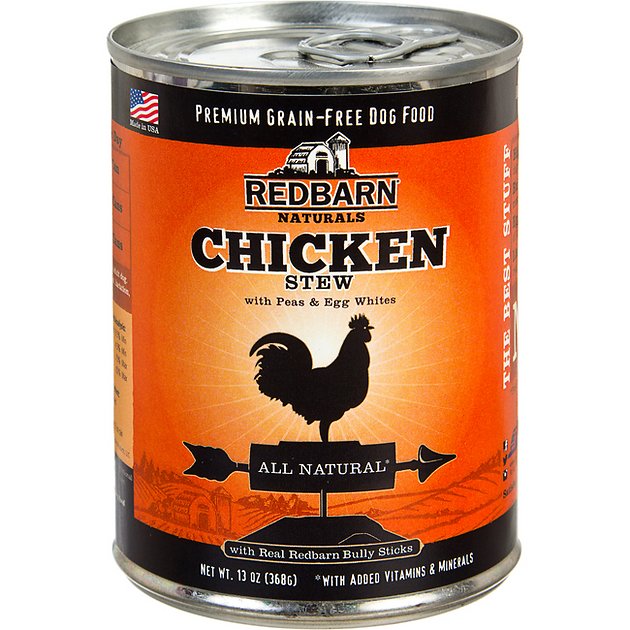 Redbarn Naturals Chicken Stew Grain-Free Canned Dog Food, 13-oz, case of 12