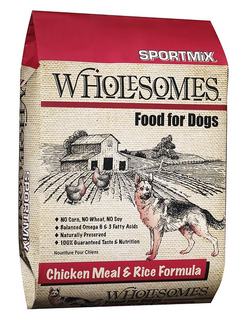 SPORTMiX Wholesomes Chicken Meal & Rice Formula Adult Dry Dog Food