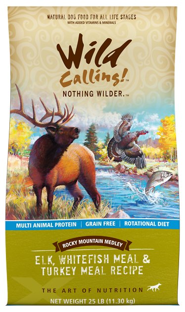 Wild Calling Rocky Mountain Medley Elk, Whitefish Meal & Turkey Meal Recipe Grain-Free Dry Dog Food