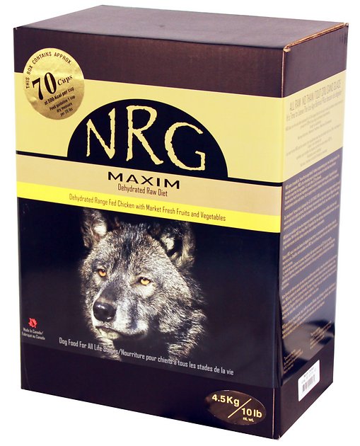 NRG Maxim Chicken & Veggies Dehydrated Raw Dog Food