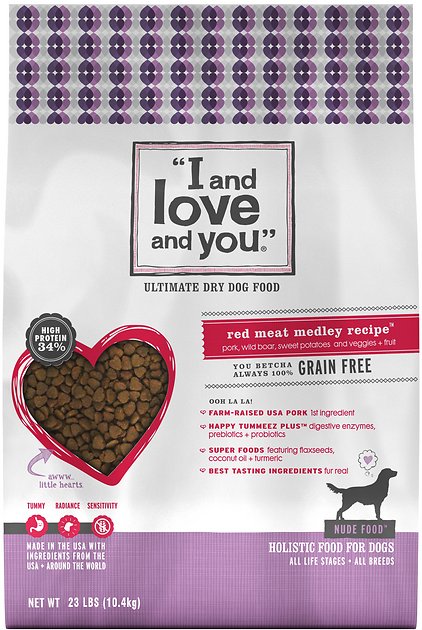 I and Love and You Nude Food Red Meat Medley Grain-Free Dry Dog Food