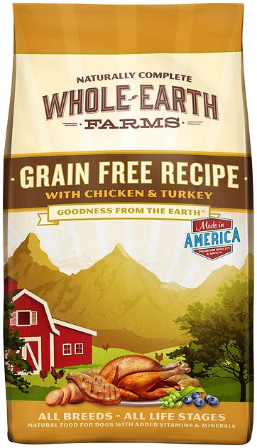 Whole Earth Farms Grain-Free Chicken & Turkey Recipe Dry Dog Food