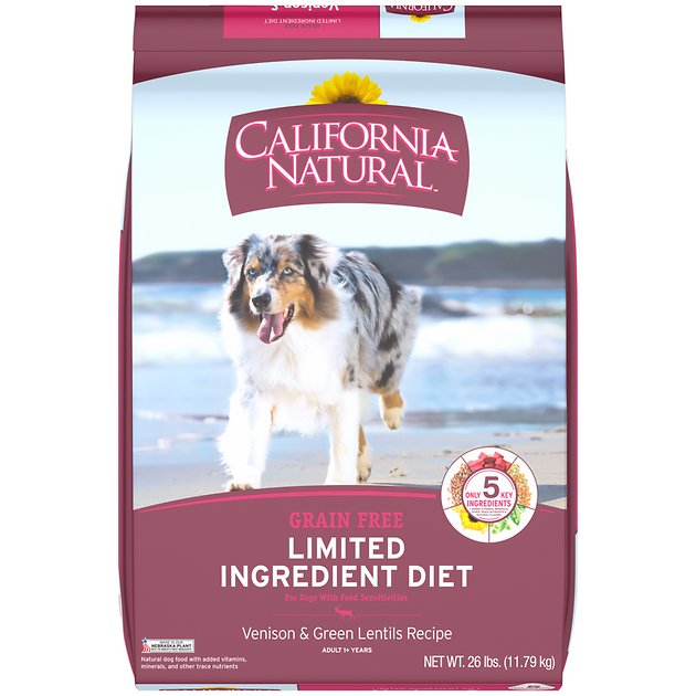 California Natural Adult Limited Ingredient Grain Free Venison & Green Lentils Recipe Dog Food