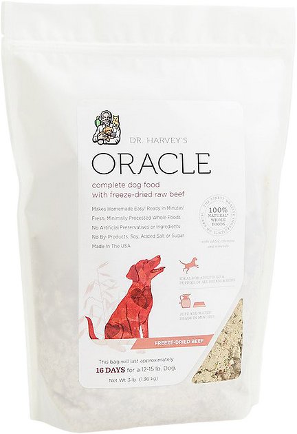 Dr. Harvey's Oracle Beef Formula Freeze-Dried Dog Food