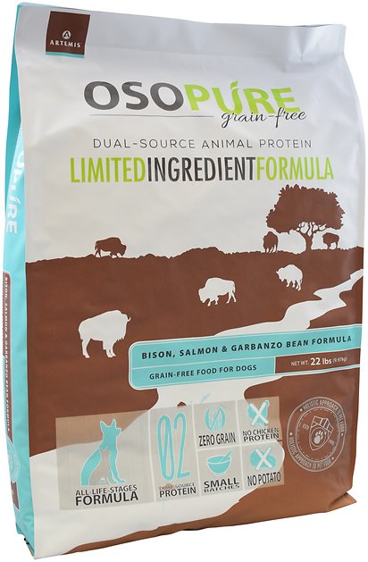 Artemis Osopure Bison & Garbanzo Bean Formula Grain-Free Dry Dog Food