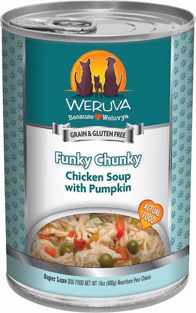 Weruva Funky Chunky Chicken Soup with Pumpkin Grain-Free Canned Dog Food