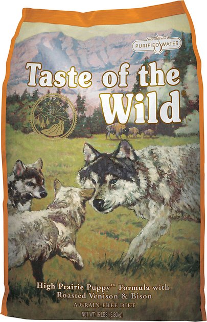 Taste of the Wild High Prairie Puppy Formula Grain-Free Dry Dog Food