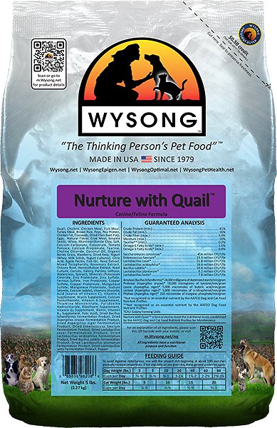 Wysong Nurture with Quail Dry Dog & Cat Food, 5-lb bag