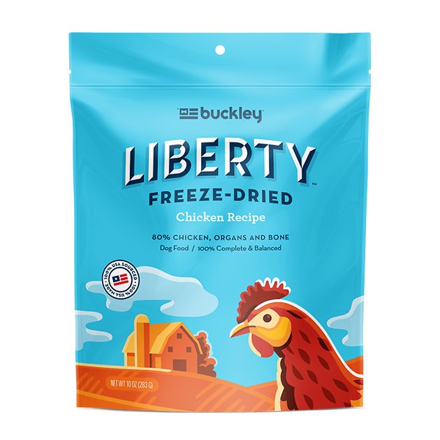 Buckley Liberty Chicken Recipe Grain-Free Freeze-Dried Dog Food