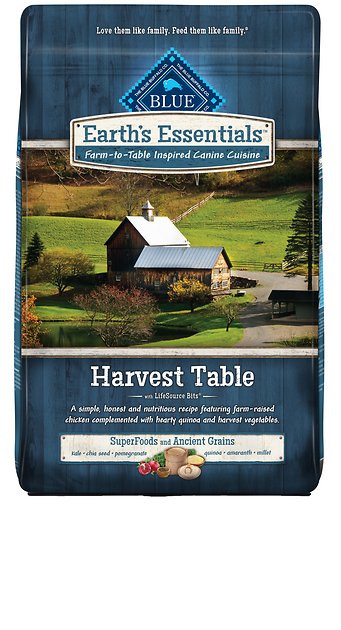 Blue Buffalo Earth's Essentials Harvest Table Chicken & Quinoa Ancient Grains Recipe Dry Dog Food