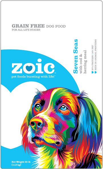 Zoic Seven Seas with Cod & Herring Meal Grain-Free Dry Dog Food