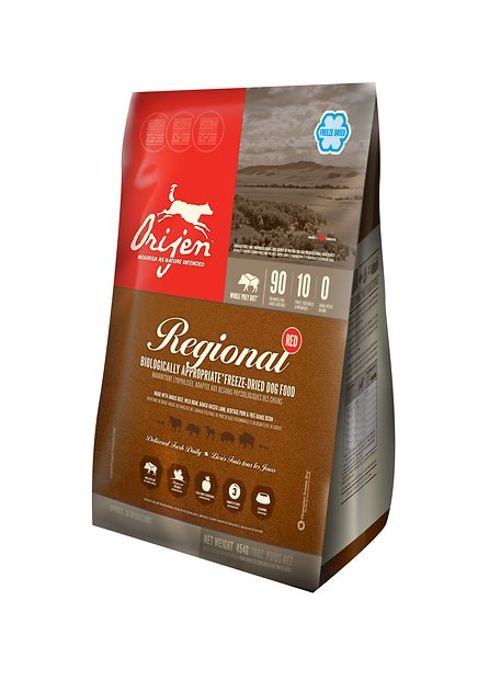 Orijen Regional Red Grain-Free Freeze-Dried Dog Food, 6-oz bag