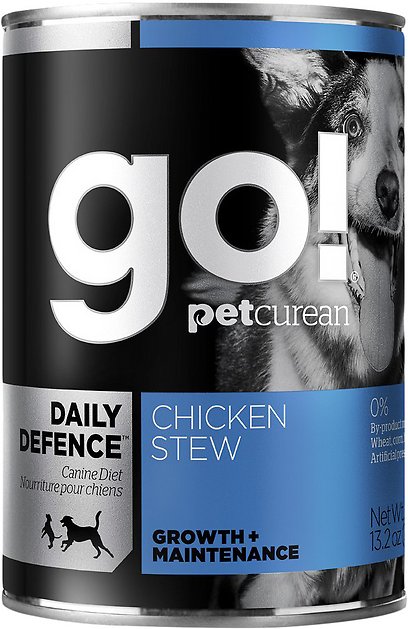 Go! Daily Defence Chicken Stew Canned Dog Food, 13.2-oz, case of 12