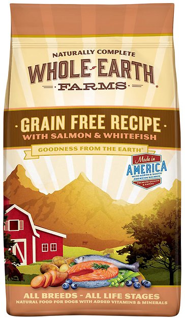 Whole Earth Farms Grain-Free Salmon & Whitefish Dry Dog Food