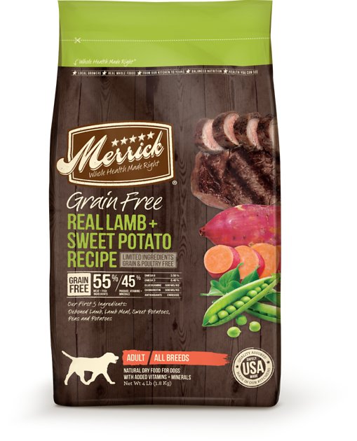 Merrick Grain-Free Real Lamb + Sweet Potato Recipe Dry Dog Food