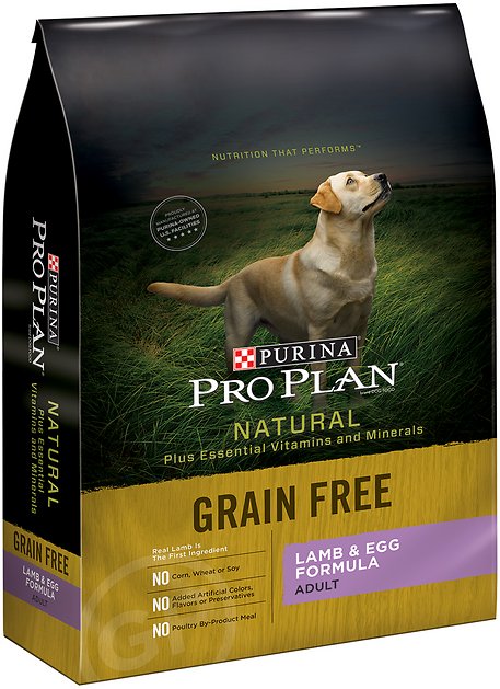 Purina Pro Plan Natural Plus Essential Vitamins & Minerals Lamb & Egg Formula Grain-Free Dry Dog Food