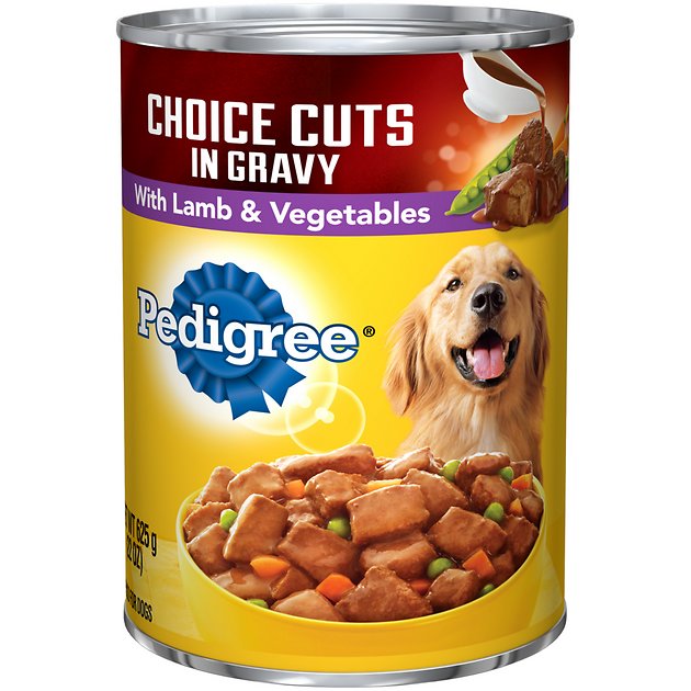 Pedigree Choice Cuts in Gravy With Lamb & Vegetables Canned Dog Food, 13.2-oz, case of 12