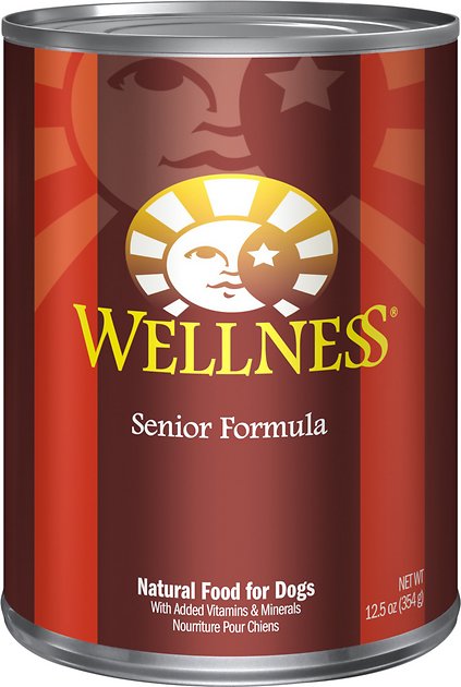 Wellness Complete Health Senior Formula Canned Dog Food, 12.5-oz, case of 12