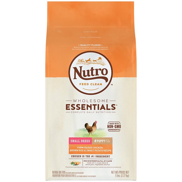 Nutro Wholesome Essentials  Small Breed Puppy Farm-Raised Chicken, Brown Rice & Sweet Potato Recipe, 5-lb bag