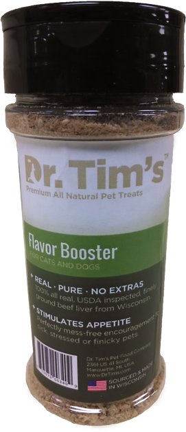 Dr. Tim's Flavor Booster Genuine Freeze-Dried Dog & Cat Food Supplement, 3-oz bottle