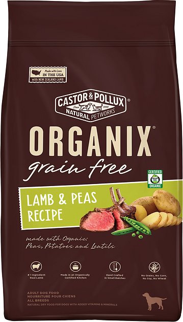 Castor & Pollux Organix Grain-Free Lamb & Peas Recipe Dry Dog Food