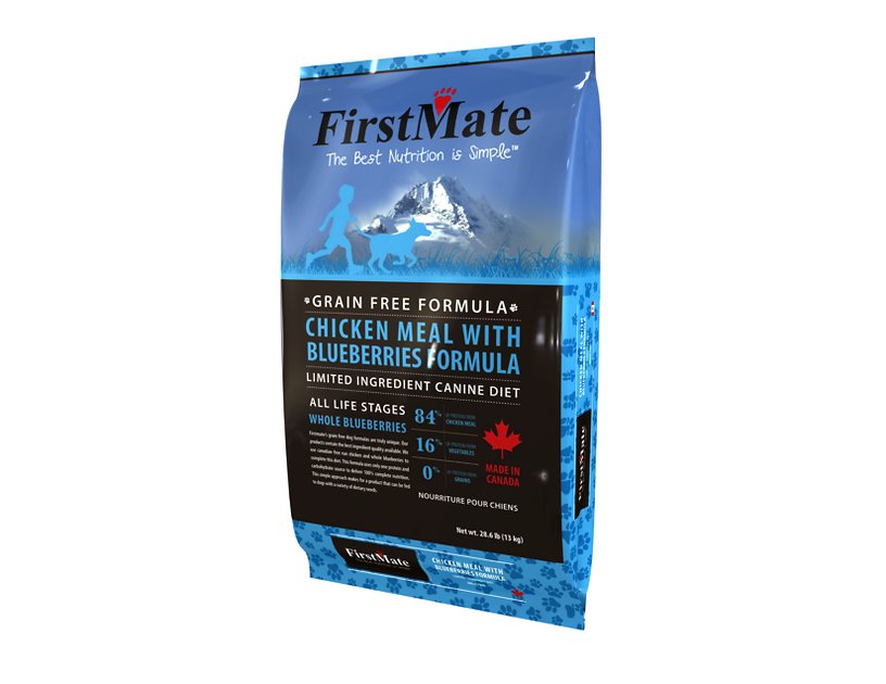 FirstMate Chicken Meal with Blueberries Formula Limited Ingredient Diet Grain-Free Dry Dog Food