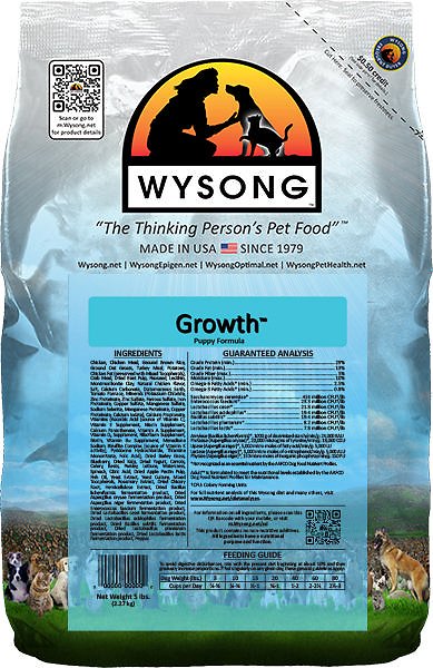 Wysong Growth Dry Dog Food, 5-lb bag