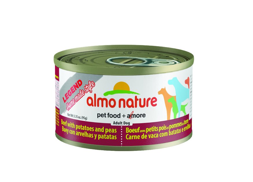 Almo Nature Legend Homemade Style Beef with Potatoes and Peas Adult Grain-Free Canned Dog Food