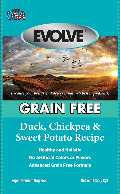 Evolve Grain-Free Duck, Chickpea & Sweet Potato Recipe Dry Dog Food