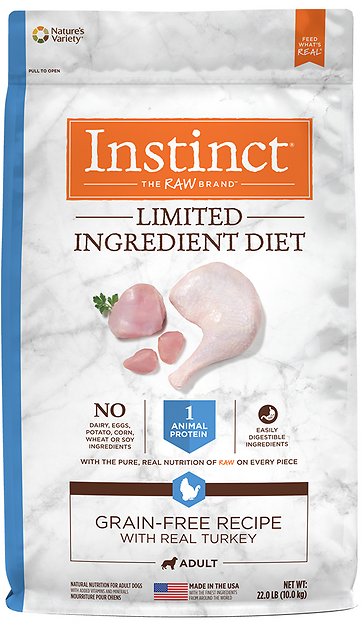 Instinct by Nature's Variety Limited Ingredient Diet Grain-Free Recipe with Real Turkey Dry Dog Food