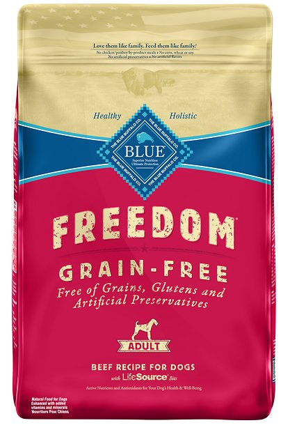 Blue Buffalo Freedom Adult Beef Recipe Grain-Free Dry Dog Food