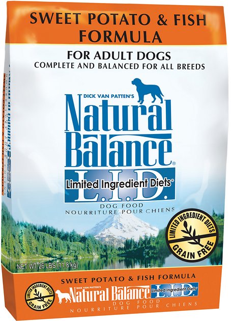 Natural Balance L.I.D. Limited Ingredient Diets Sweet Potato & Fish Formula Grain-Free Dry Dog Food