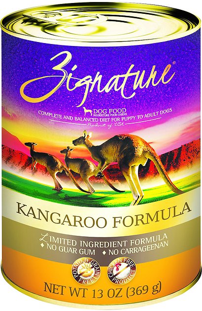 Zignature Kangaroo Limited Ingredient Formula Grain-Free Canned Dog Food, 13-oz, case of 12